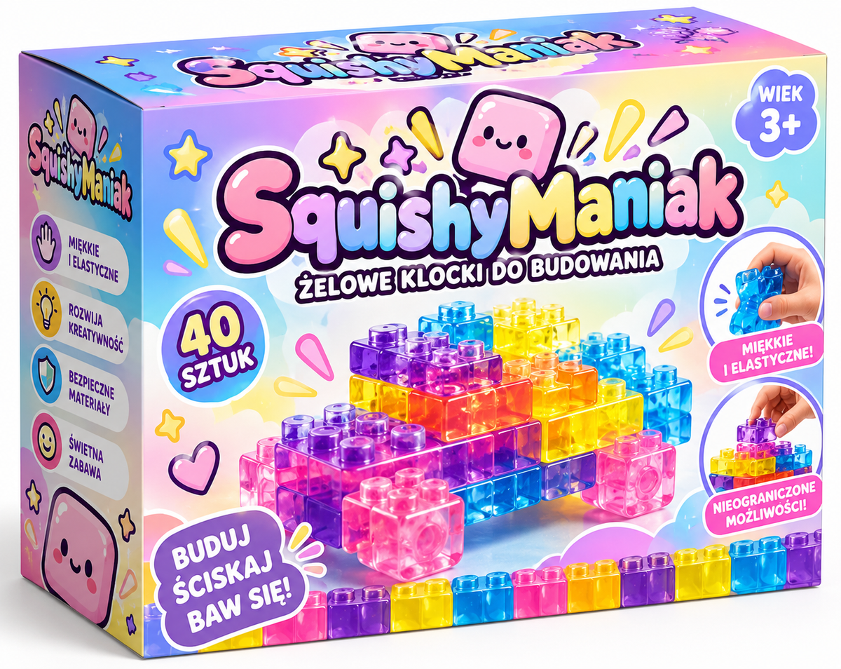 SquishyManiak™ — Klocki Squishy, Które Się Łączą