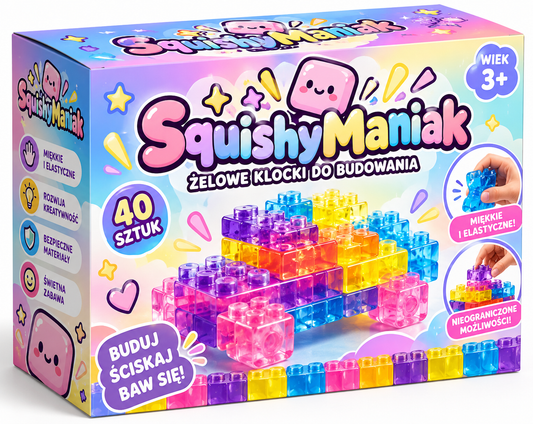 SquishyManiak™ — Klocki Squishy, Które Się Łączą